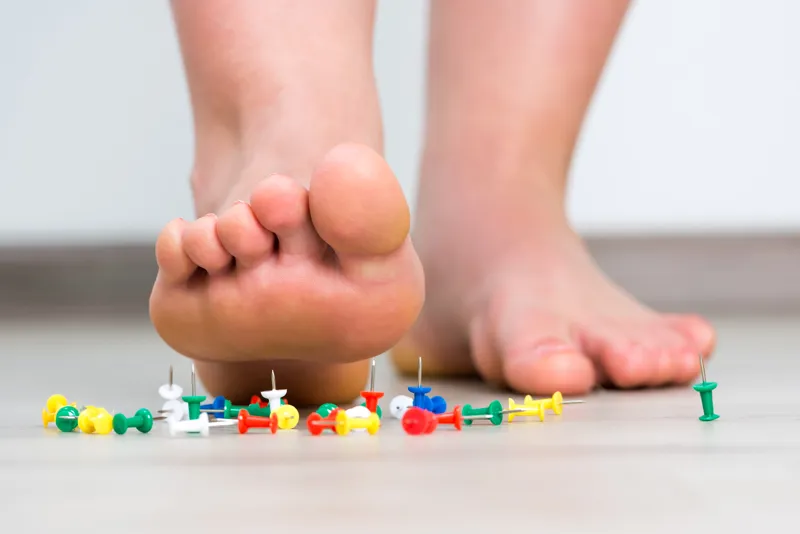 How can diabetes affect my feet