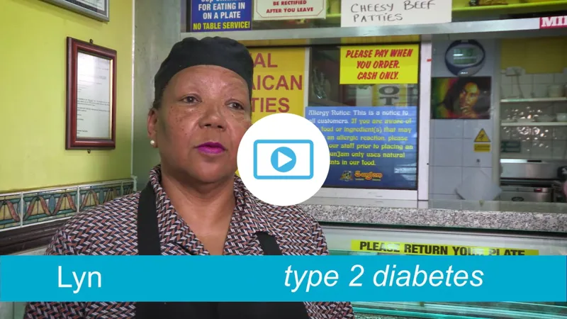 Lyn - type 2 diabetes, healthier caribbean food options